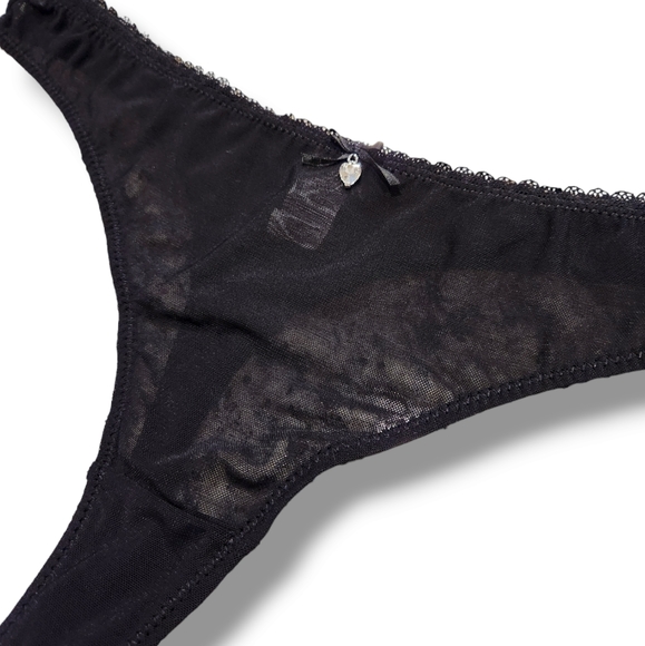 Sexy Black 2pc Bra & Thong Panty Set by Varsbaby - Picture 9 of 12